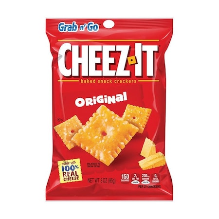 Cheez-It Cheez-It Grab n' Go Original Crackers 3 oz Pegged 2410019132